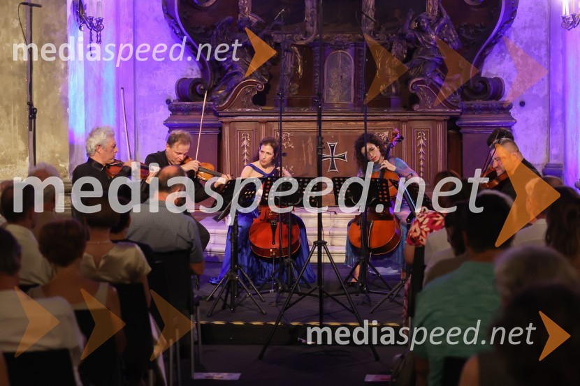  Gary Levinson, violinist;  Anton Iljunin, violinist;  Inbal Segev, violončelo;  Ani Aznavoorian, violončelo;  Michael Klotz, violaViolinist Gary Levinson in prijatelji na 72. Ljubljana Festivalu