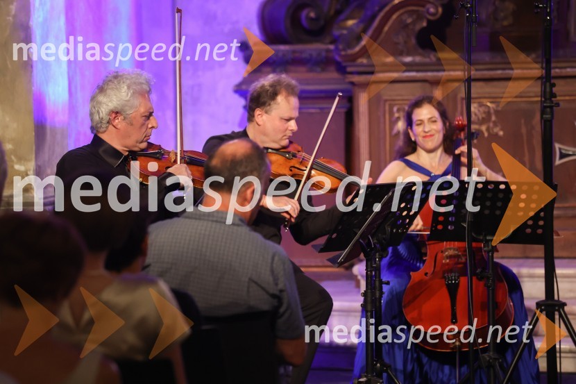  Gary Levinson, violinist;  Gary Levinson, violinist;  Inbal Segev, violončeloViolinist Gary Levinson in prijatelji na 72. Ljubljana Festivalu