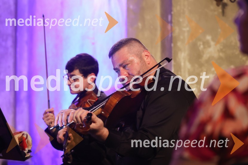  Adam Savage, viola;  Michael Klotz, violaViolinist Gary Levinson in prijatelji na 72. Ljubljana Festivalu