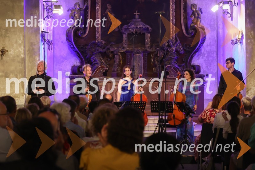  Gary Levinson, violinist;  Anton Iljunin, violinist;  Inbal Segev, violončelo;  Ani Aznavoorian, violončelo;  Adam Savage, violaViolinist Gary Levinson in prijatelji na 72. Ljubljana Festivalu