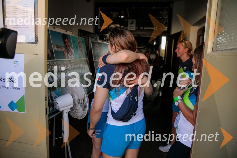 Sprejem slovenskih olimpijcev na Kongresnem trgu