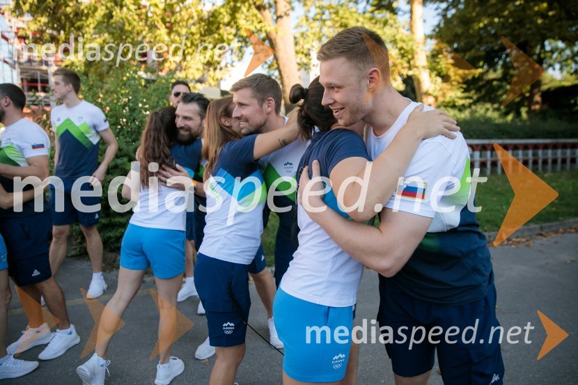 Sprejem slovenskih olimpijcev na Kongresnem trgu