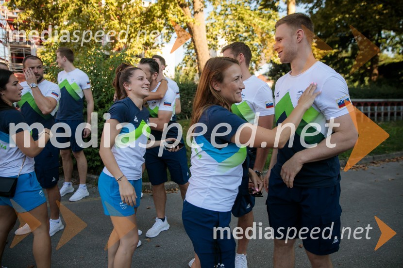 Sprejem slovenskih olimpijcev na Kongresnem trgu