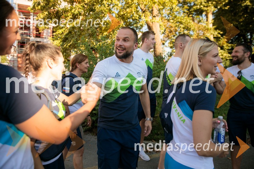 Sprejem slovenskih olimpijcev na Kongresnem trgu