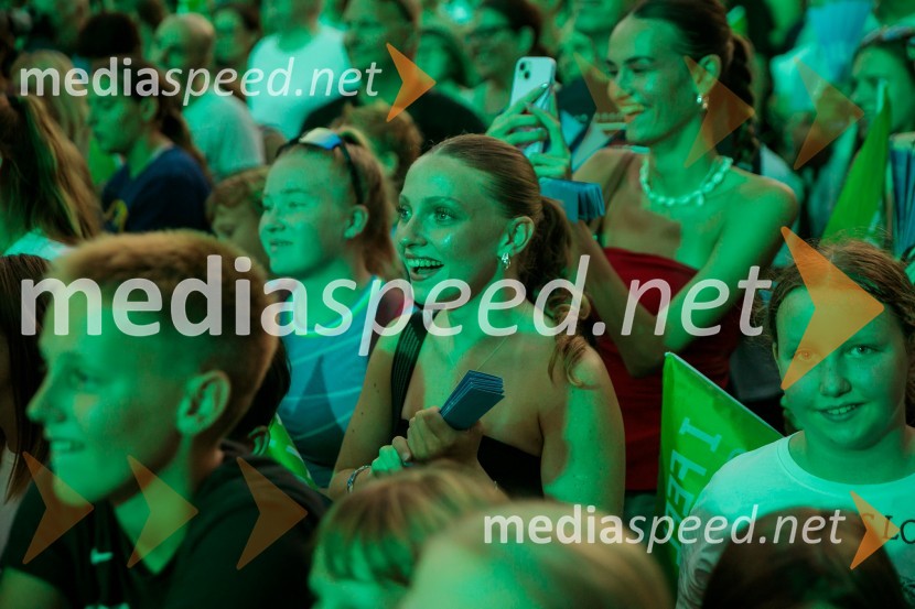 Sprejem slovenskih olimpijcev na Kongresnem trgu