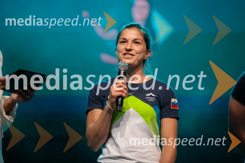  Maruša Štangar, judoistkaSprejem slovenskih olimpijcev na Kongresnem trgu