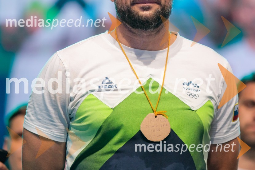 Sprejem slovenskih olimpijcev na Kongresnem trgu