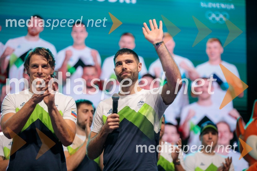  Jure Dolenec, rokometaš;  Blaž Janc, rokometašSprejem slovenskih olimpijcev na Kongresnem trgu