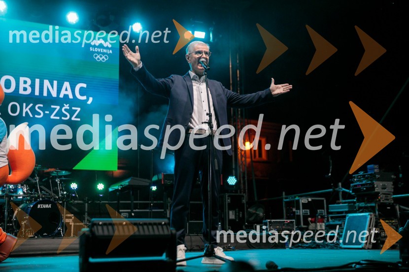  Franjo Bobinac, predsednik, Olimpijski komite SlovenijeSprejem slovenskih olimpijcev na Kongresnem trgu