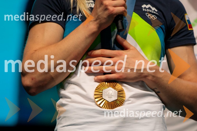 Sprejem slovenskih olimpijcev na Kongresnem trgu