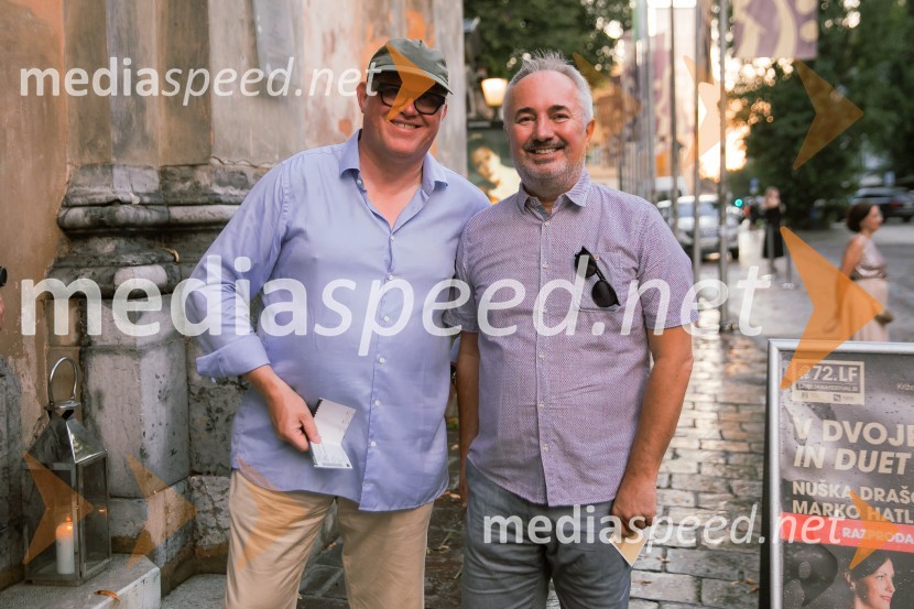Marko Hatlak in Nuška Drašček na 72. Ljubljana Festivalu