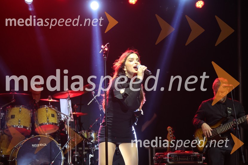  Severina Vučković, pevka;  Zoran Janković, župan, Mestna občina LjubljanaSeverina navdušila na festivalu Letni oder Ruše