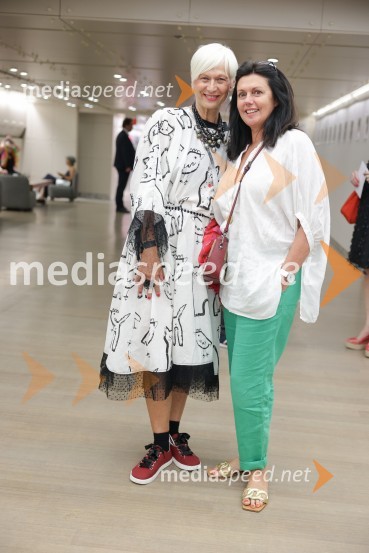  Barbra Drnač, novinarka, plesalka, koreografinja in televizijska voditeljica;  Mirjam  Podobnik, , koreografinja - KazinaGala večer svetovnih baletnih zvezd na Ljubljana Festivalu