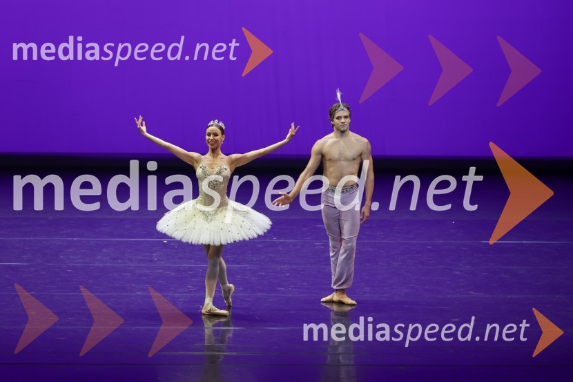  Ljudmila Konovalova, baletna plesalka;  Vsevolod Majevski, baletni plesalecGala večer svetovnih baletnih zvezd na Ljubljana Festivalu