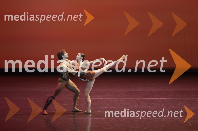  Igor Cvirko, baletni plesalec;  Kristina Kretova, baletna plesalkaGala večer svetovnih baletnih zvezd na Ljubljana Festivalu