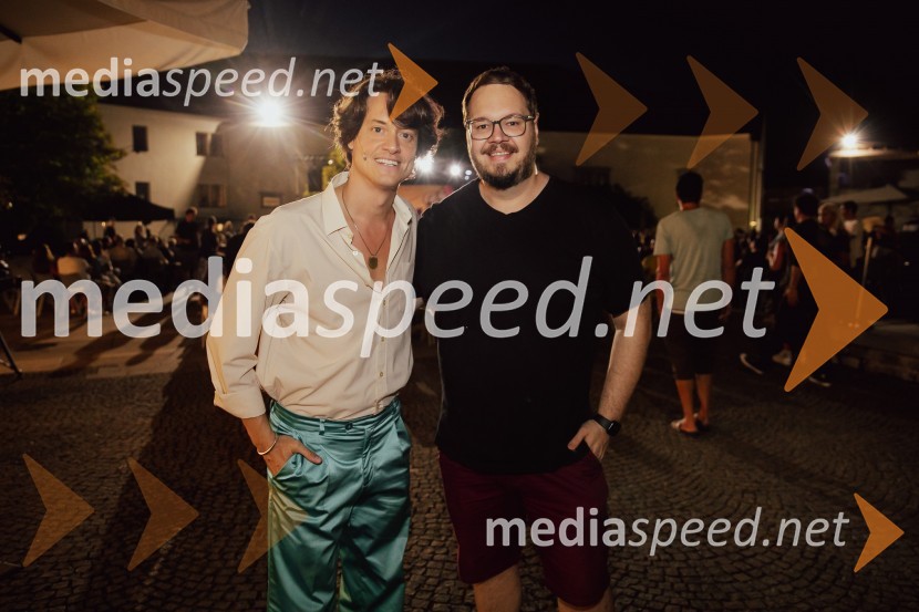  Domen Valič, igralec;  Sašo Stare, stand up komik, voditelj17. Panč festival, 1.dan