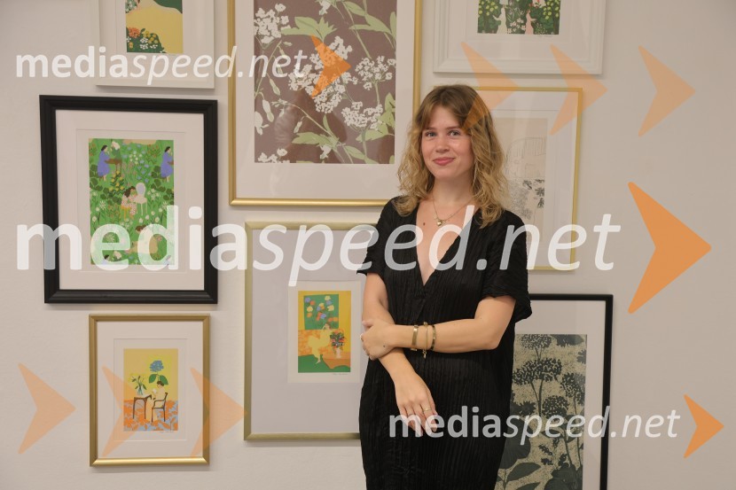  Alja Horvat, oblikovalka in ilustratorka Odprtje nove razstave ilustratorke Alje Horvat