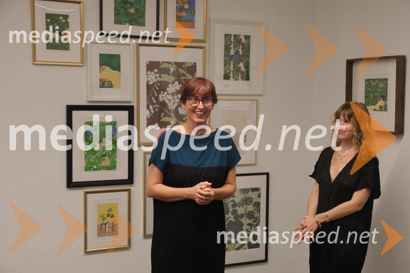  Brigita Strnad, Umetnostna galerija Maribor;  Alja Horvat, oblikovalka in ilustratorka Odprtje nove razstave ilustratorke Alje Horvat