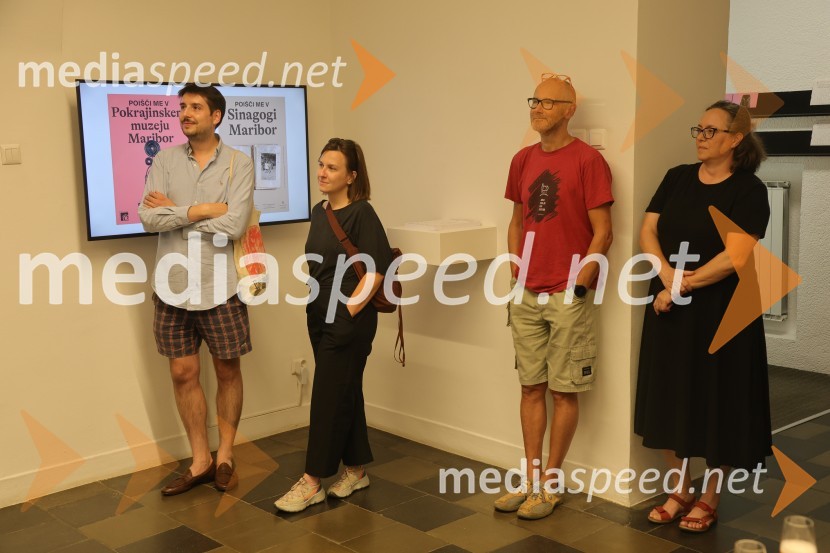  Jure  Kirbiš, kustos Umetnostne galerije Maribor;  ... ;  ... ;  ... Odprtje nove razstave ilustratorke Alje Horvat