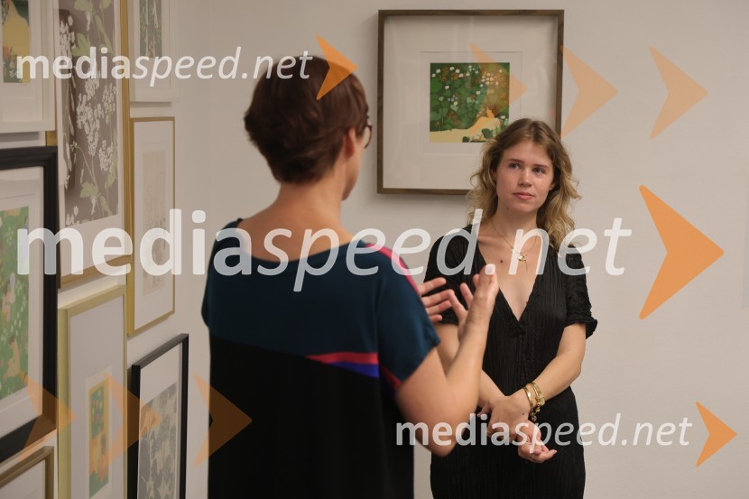  Alja Horvat, oblikovalka in ilustratorka Odprtje nove razstave ilustratorke Alje Horvat