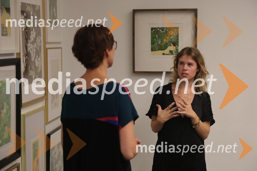  Alja Horvat, oblikovalka in ilustratorka Odprtje nove razstave ilustratorke Alje Horvat