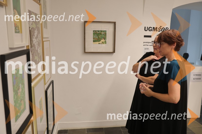  Brigita Strnad, Umetnostna galerija MariborOdprtje nove razstave ilustratorke Alje Horvat