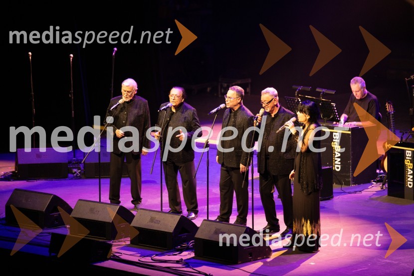  Dare Hering, glasbenik;  Oto Pestner, pevec;  Mike Orešar, Igor in Zlati zvoki;  Marjan Petan, glasbenik;  ... Oto Pestner & Moje dame na 72. Ljubljana Festivalu