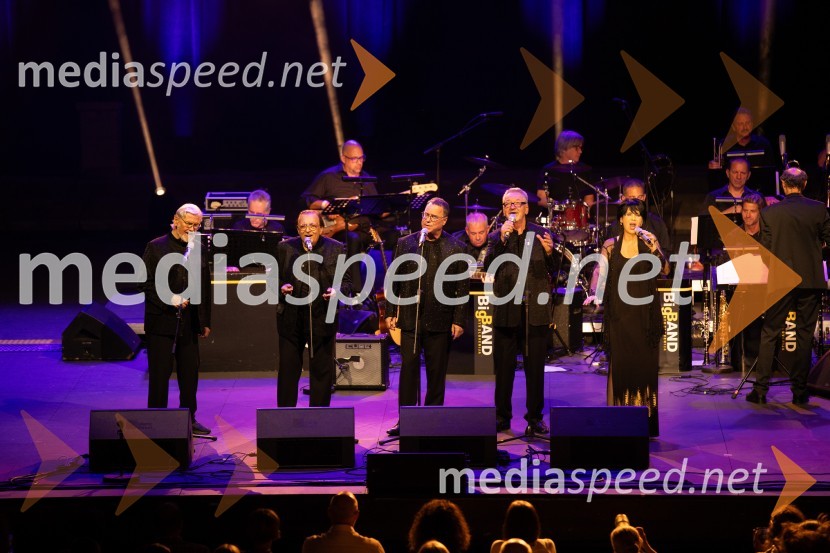  Dare Hering, glasbenik;  Oto Pestner, pevec;  Mike Orešar, Igor in Zlati zvoki;  Marjan Petan, glasbenik;  ... Oto Pestner & Moje dame na 72. Ljubljana Festivalu