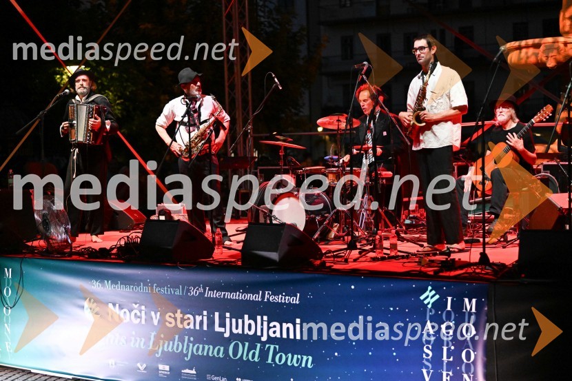  Janez Škof, igralec;  Žiga Saksida, igralec;  Marjan Stanič Stanič, bobnar, Čompe;  ... Čompe in Katalena na festivalu Noči v stari Ljubljani