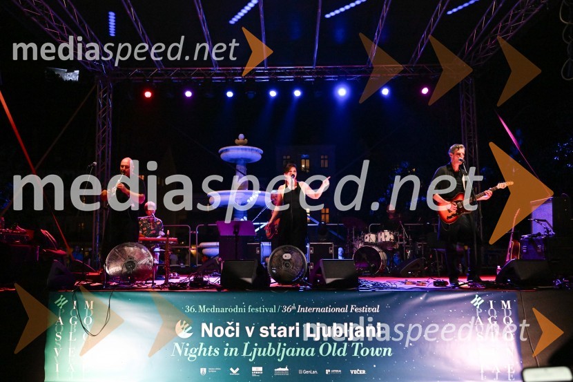  Boštjan Gombač, glasbenik;  Vesna Zornik, pevka, skupina Katalena;  Boštjan Narat, glasbenikČompe in Katalena na festivalu Noči v stari Ljubljani