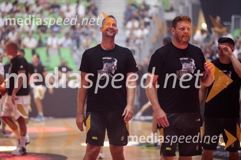  Saša  Zagorac, košarkar;  ... Poslovilna tekma Gorana Dragića v Stožicah