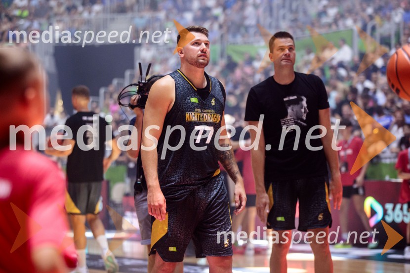  Luka  Dončić, košarkar;  ... Poslovilna tekma Gorana Dragića v Stožicah