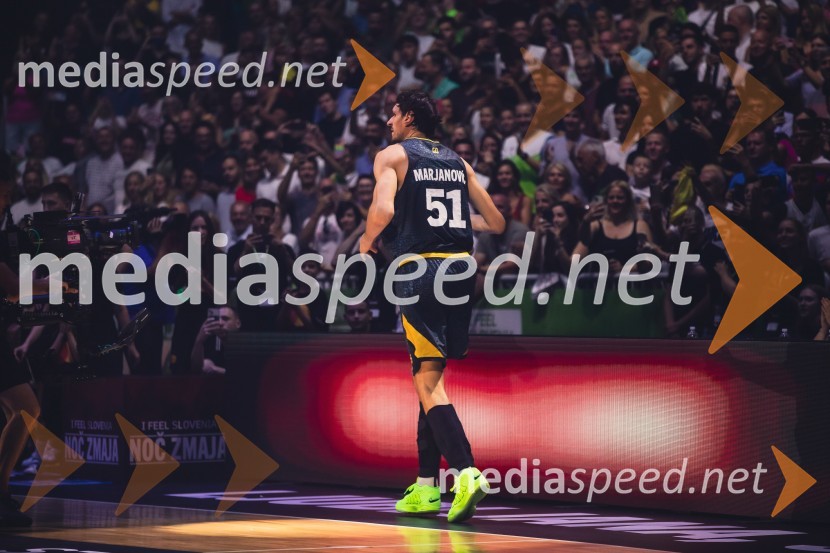  Boban Marjanović, košarkarPoslovilna tekma Gorana Dragića v Stožicah