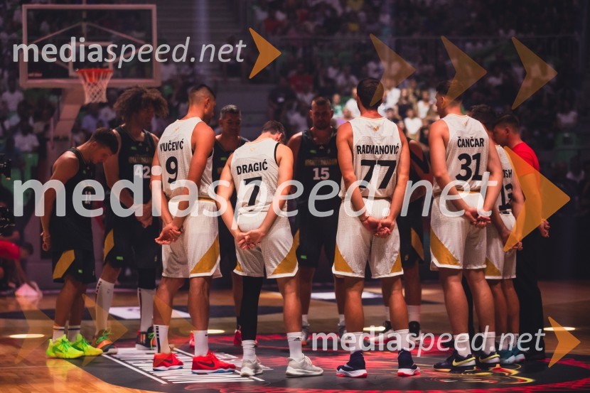  Nikola Vučević, košarkar;  Goran Dragić, košarkar;  Vladimir Radmanović, košarkar;  Vlatko Čančar, košarkarPoslovilna tekma Gorana Dragića v Stožicah