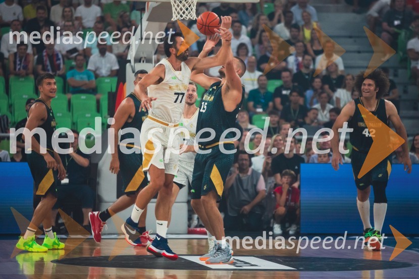  Vladimir Radmanović, košarkar;  Nikola Jokić, košarkarPoslovilna tekma Gorana Dragića v Stožicah