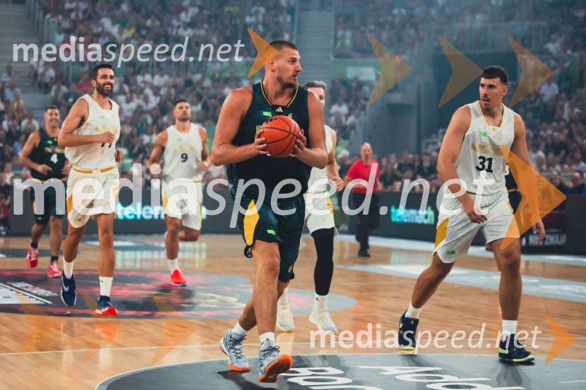  Nikola Jokić, košarkar;  Vlatko Čančar, košarkarPoslovilna tekma Gorana Dragića v Stožicah