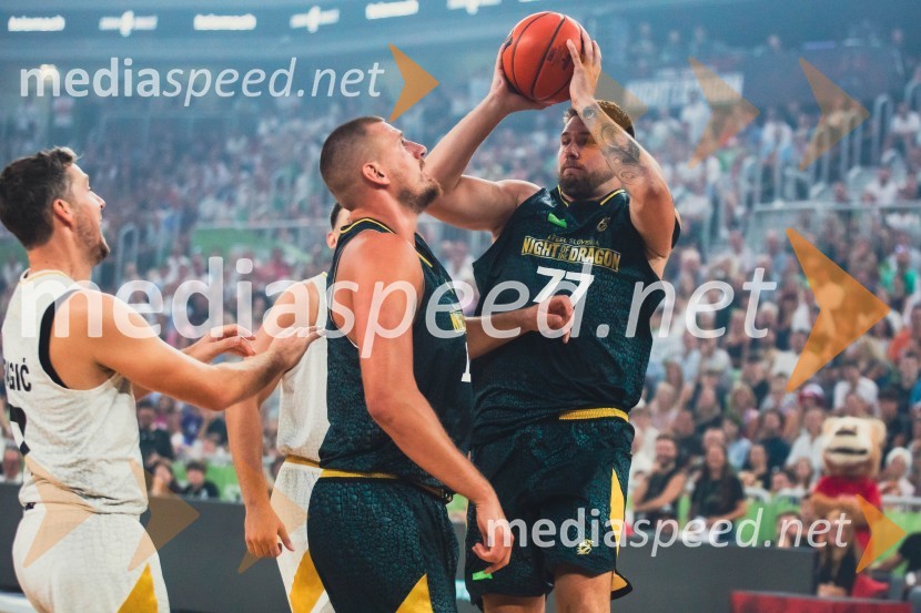  Nikola Jokić, košarkar;  Luka  Dončić, košarkarPoslovilna tekma Gorana Dragića v Stožicah