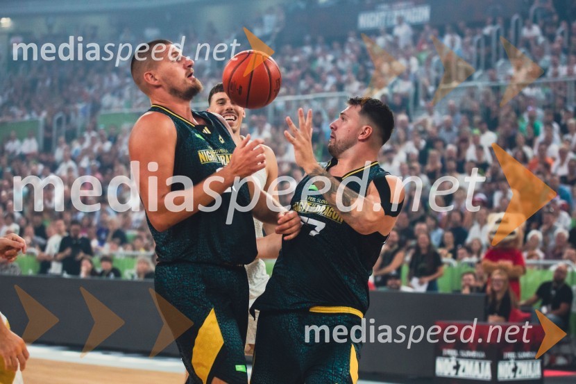  Nikola Jokić, košarkar;  Luka  Dončić, košarkarPoslovilna tekma Gorana Dragića v Stožicah