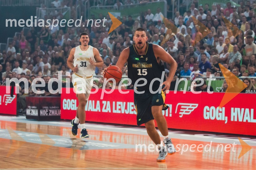  Nikola Jokić, košarkarPoslovilna tekma Gorana Dragića v Stožicah