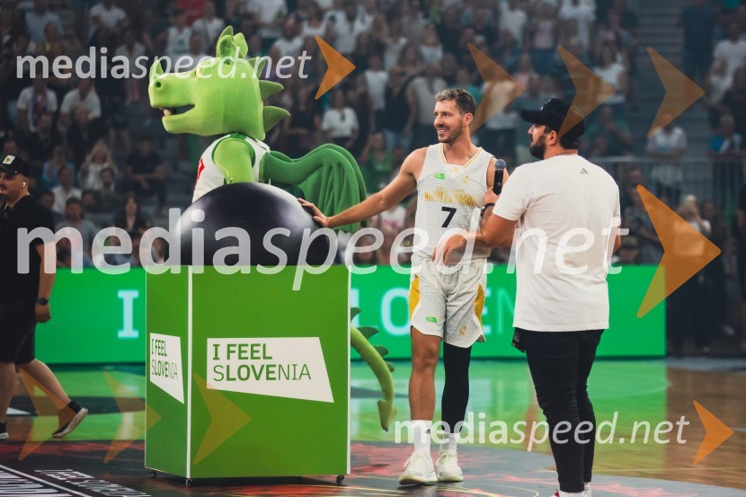  Goran Dragić, košarkar;  ... Poslovilna tekma Gorana Dragića v Stožicah