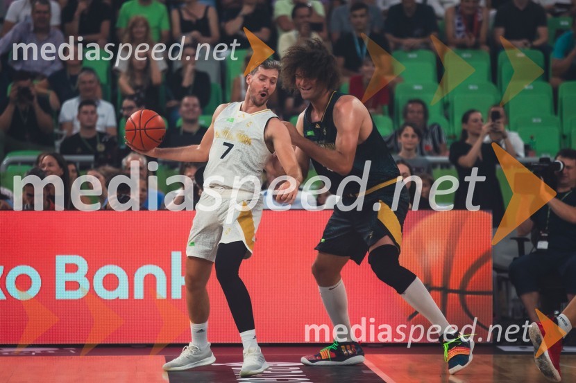  Goran Dragić, košarkar;  Robin Lopez, košarkarPoslovilna tekma Gorana Dragića v Stožicah