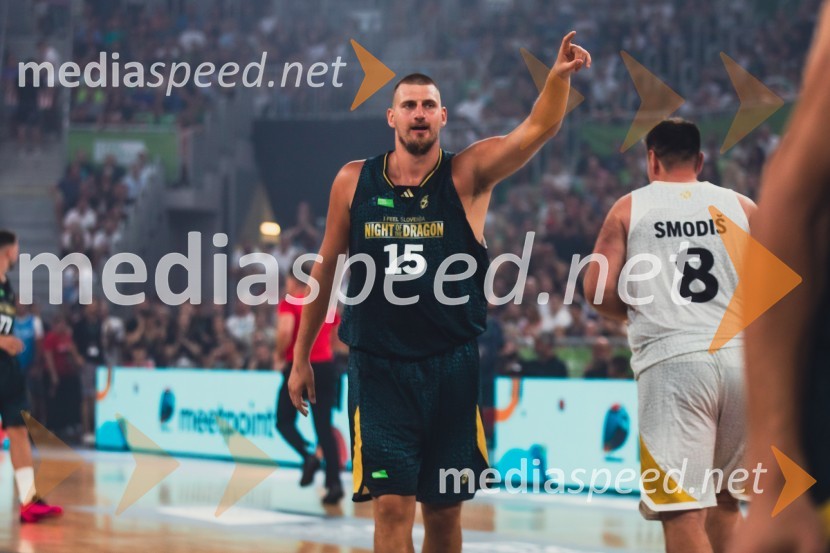  Nikola Jokić, košarkarPoslovilna tekma Gorana Dragića v Stožicah