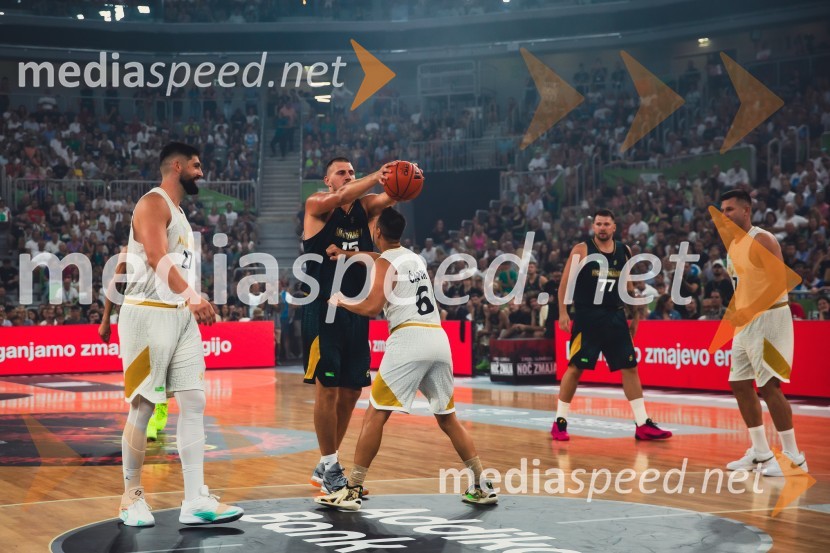  Žiga Dimec, košarkar;  Nikola Jokić, košarkar;  Aleksandar Ćapin, košarkarPoslovilna tekma Gorana Dragića v Stožicah