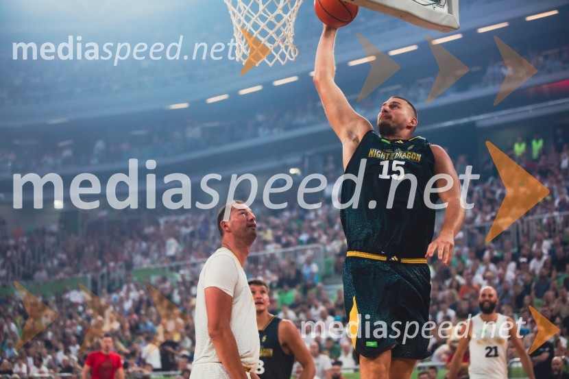  Nikola Jokić, košarkarPoslovilna tekma Gorana Dragića v Stožicah