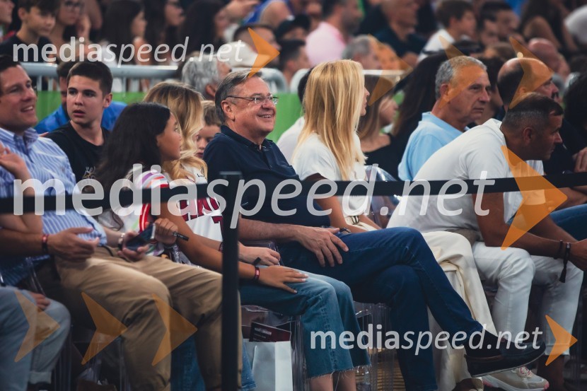  Zoran Janković, župan, Mestna občina LjubljanaPoslovilna tekma Gorana Dragića v Stožicah
