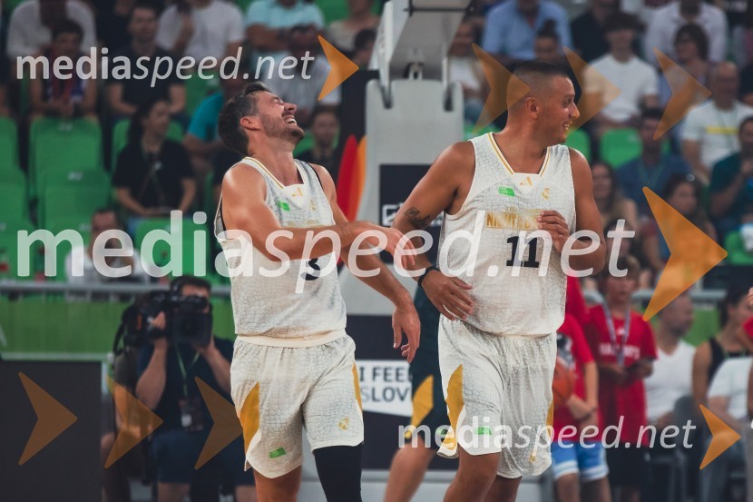  Goran Dragić, košarkar;  Saša  Pavlović, nekdanji košarkarPoslovilna tekma Gorana Dragića v Stožicah