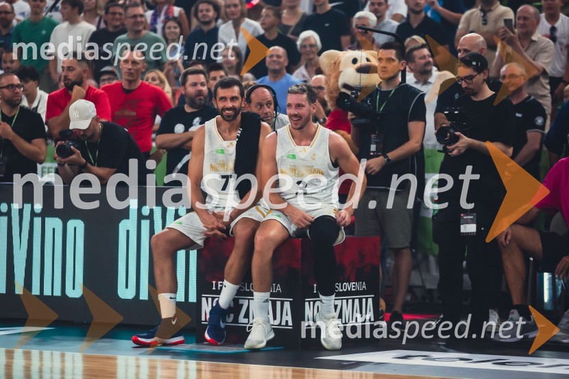  Vladimir Radmanović, košarkar;  Goran Dragić, košarkarPoslovilna tekma Gorana Dragića v Stožicah