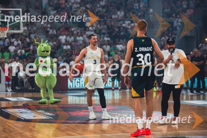  Goran Dragić, košarkar;  Zoran Dragić, košarkarPoslovilna tekma Gorana Dragića v Stožicah