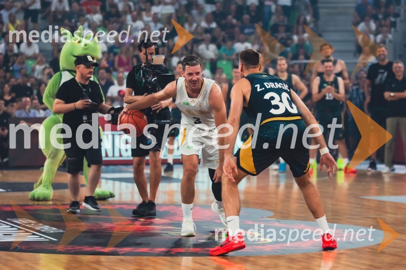  Goran Dragić, košarkar;  Zoran Dragić, košarkarPoslovilna tekma Gorana Dragića v Stožicah