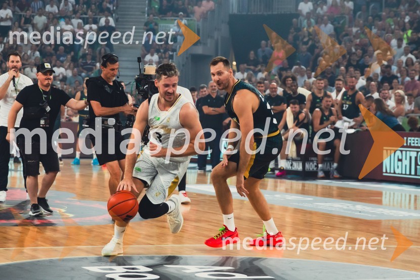  Goran Dragić, košarkar;  Zoran Dragić, košarkarPoslovilna tekma Gorana Dragića v Stožicah